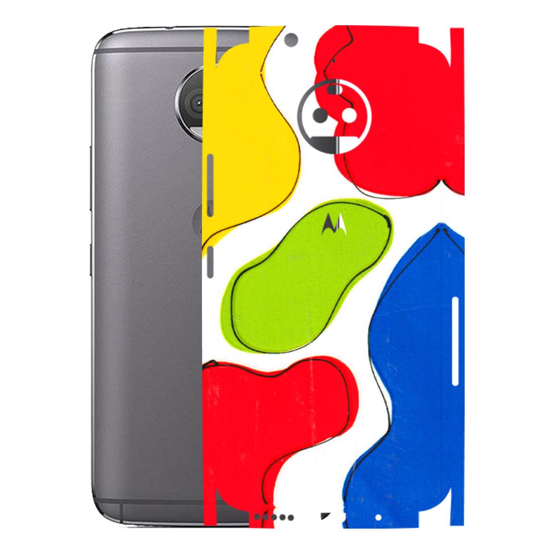Motorola Phone Skins (All Models) - RGB Colour Paint - 3D Embossed Finish (L-284) Motorola Moto G5S Plus