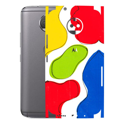 Motorola Phone Skins (All Models) - RGB Colour Paint - 3D Embossed Finish (L-284) Motorola Moto G5S Plus
