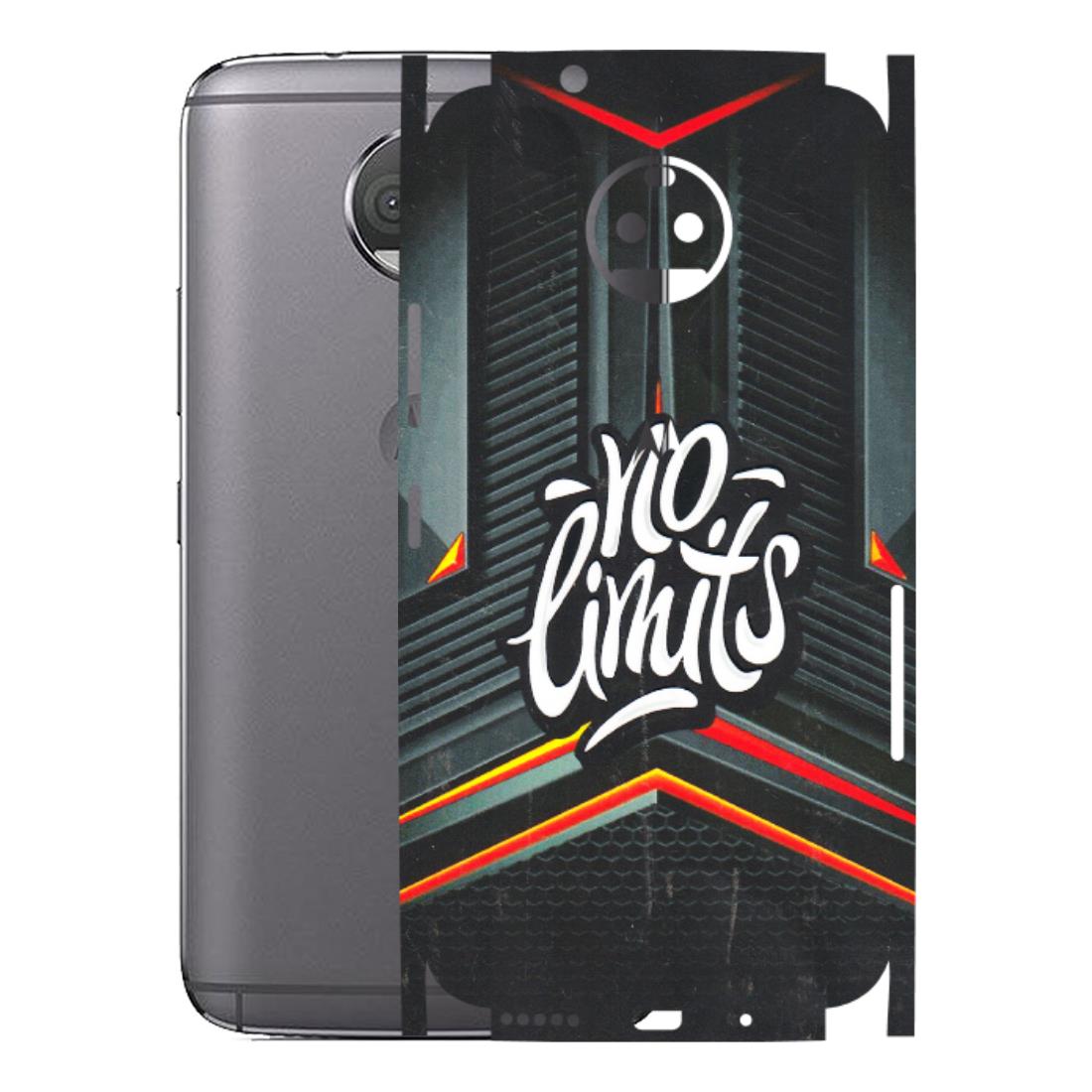 Motorola Phone Skins (All Models) - No Limits - 3D Embossed Finish (L-286) Motorola Moto G5S Plus