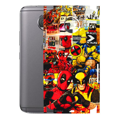 Motorola Phone Skins (All Models) - Spidy Wolverine - 3D Embossed Finish (L-310) Motorola Moto G5S Plus