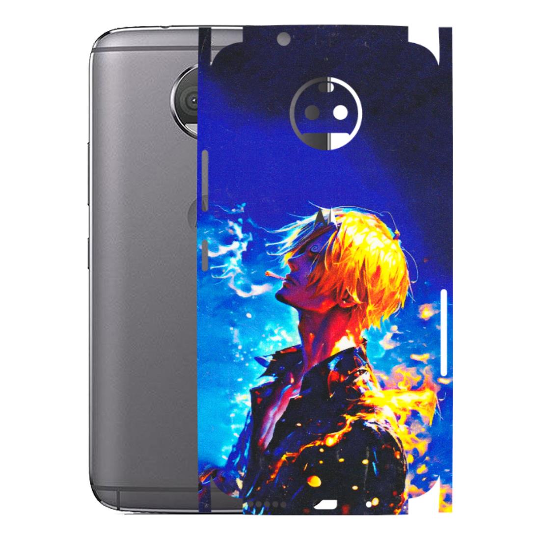 Motorola Phone Skins (All Models) - Sanji Vinsmoke One Piece - 3D Embossed Finish (L-319) Motorola Moto G5S Plus