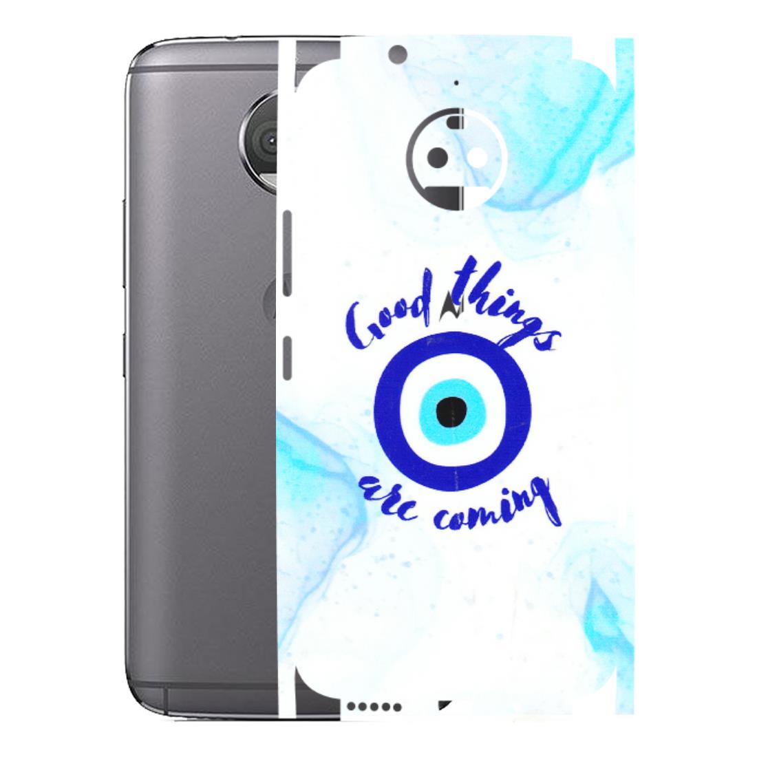 Motorola Phone Skins (All Models) - Evil Eye Good Things Are Coming - 3D Embossed Finish (L-322) Motorola Moto G5S Plus