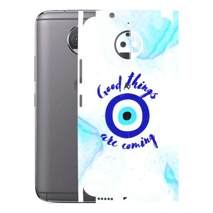 Motorola Phone Skins (All Models) - Evil Eye Good Things Are Coming - 3D Embossed Finish (L-322) Motorola Moto G5S Plus