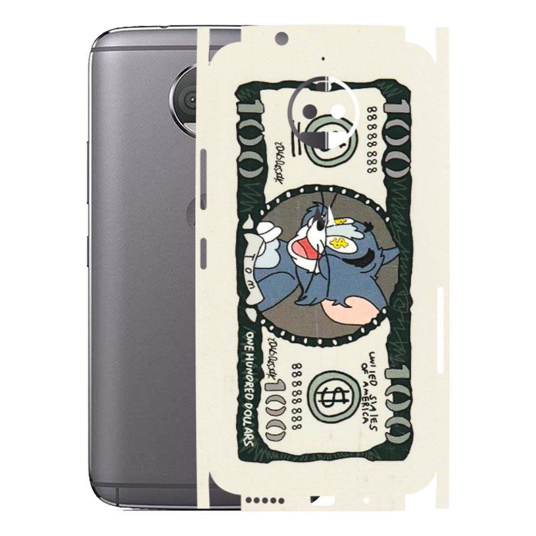 Motorola Phone Skins (All Models) - Tom Hundred Dollar - 3D Embossed Finish (L-324) Motorola Moto G5S Plus