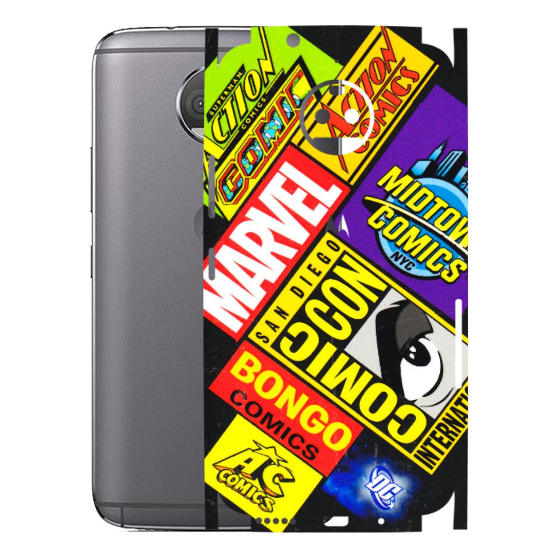 Motorola Phone Skins (All Models) - Bongo Comic Con - 3D Embossed Finish (L-325) Motorola Moto G5S Plus