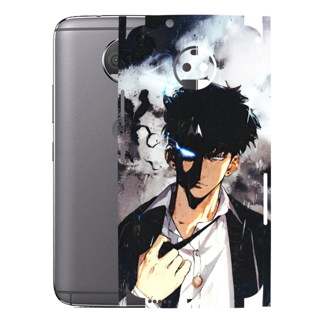 Motorola Phone Skins (All Models) - Sung Jinwoo Manhwa Anime - 3D Embossed Finish (L-328) Motorola Moto G5S Plus