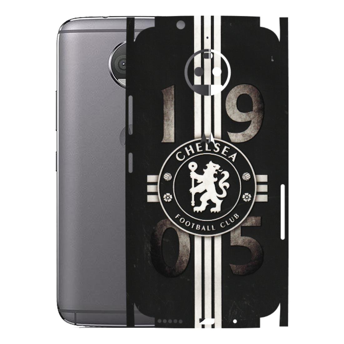Motorola Phone Skins (All Models) - Chelsea Fan Club - 3D Embossed Finish (L-36) Motorola Moto G5S Plus