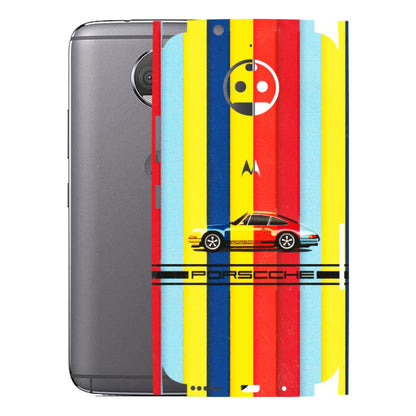 Motorola Phone Skins (All Models) - Multicolour Porche - 3D Embossed Finish (L-39) Motorola Moto G5S Plus