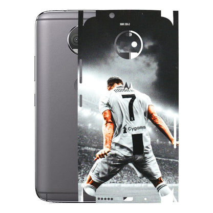 Motorola Phone Skins (All Models) - Ronaldo CR7 Crazy - 3D Embossed Finish (L-44) Motorola Moto G5S Plus