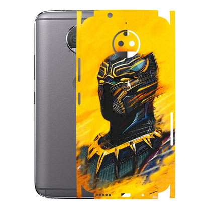 Motorola Phone Skins (All Models) - Yellow Panther - 3D Embossed Finish (L-54) Motorola Moto G5S Plus