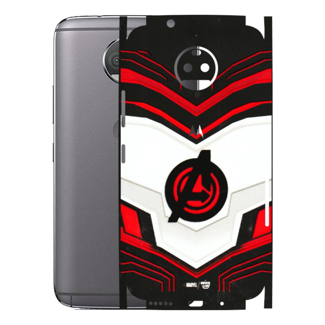 Motorola Phone Skins (All Models) - Avengers Logo - 3D Embossed Finish (L-55) Motorola Moto G5S Plus