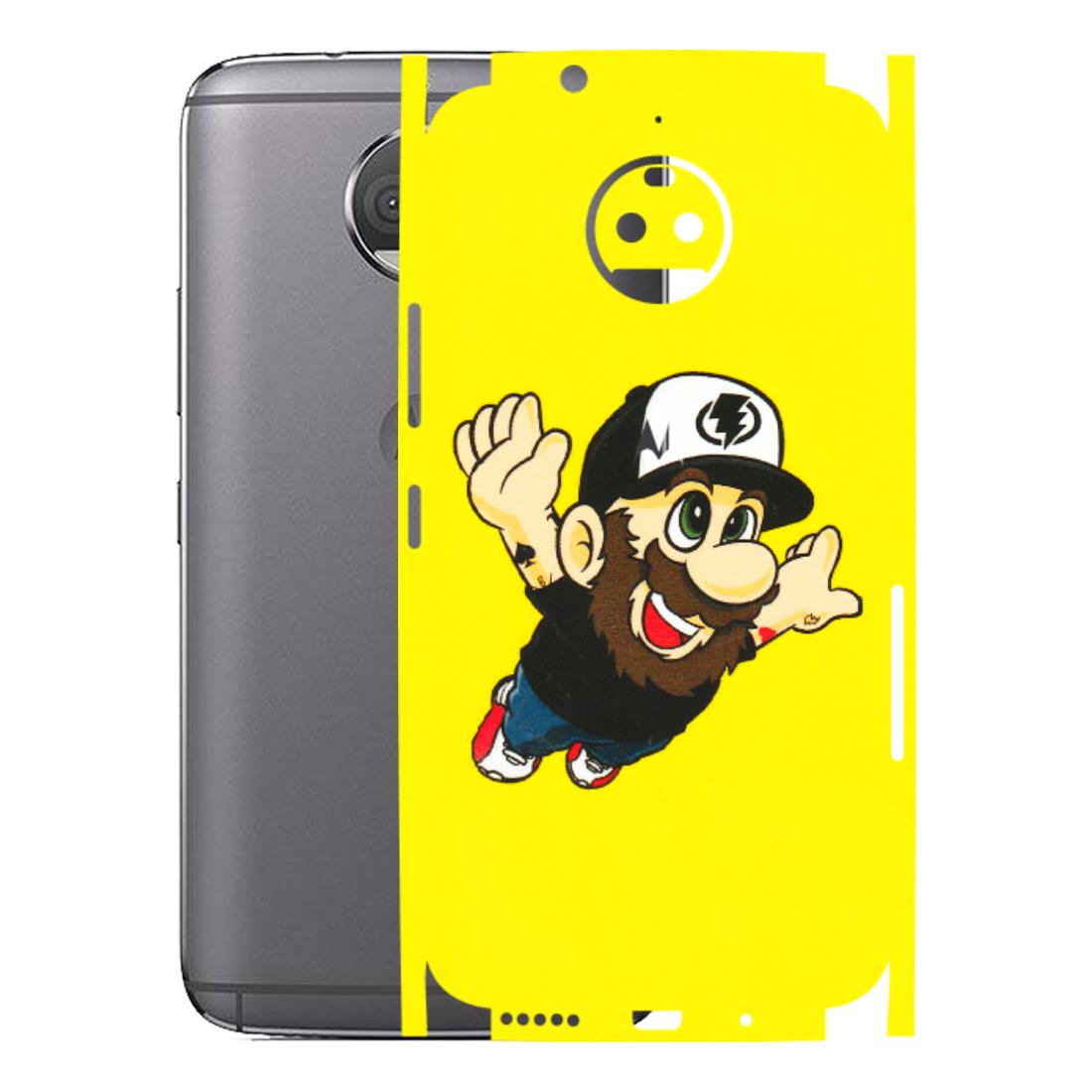 Motorola Phone Skins (All Models) - Flying Beardo - 3D Embossed Finish (L-60) Motorola Moto G5S Plus