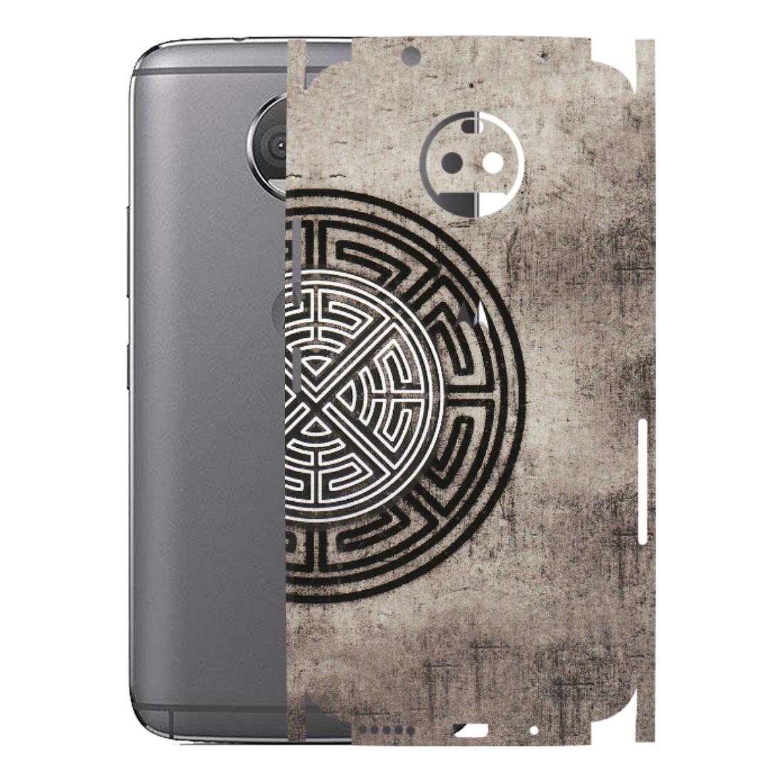 Motorola Phone Skins (All Models) - Mysterious Circular Design - 3D Embossed Finish (L-63) Motorola Moto G5S Plus