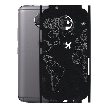 Motorola Phone Skins (All Models) - Never Ending Travel - 3D Embossed Finish (L-79) Motorola Moto G5S Plus