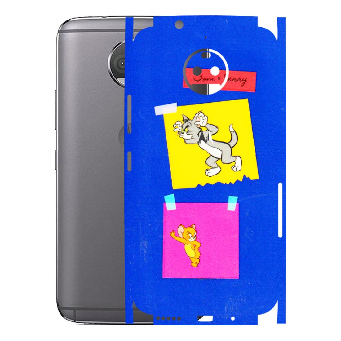 Motorola Phone Skins (All Models) - Tom N Jerry Sticky Notes - 3D Embossed Finish (L-88) Motorola Moto G5S Plus