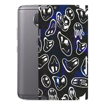Motorola Phone Skins (All Models) - Distorted Smileys - 3D Embossed Finish (L-92) Motorola Moto G5S Plus