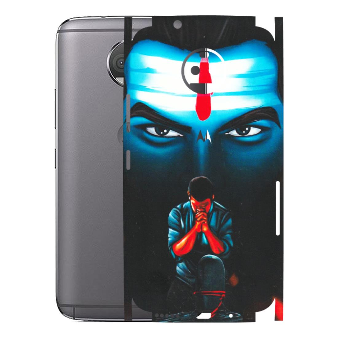 Motorola Phone Skins (All Models) - Mahakal Bhakt - Matte Finish (M-112) Motorola Moto G5S Plus
