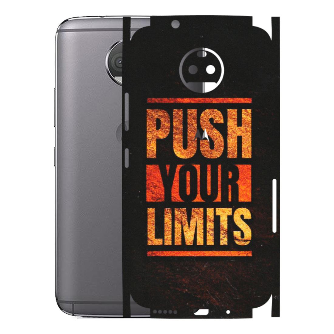 Motorola Phone Skins (All Models) - Push Your Limits - Matte Finish (M-118) Motorola Moto G5S Plus