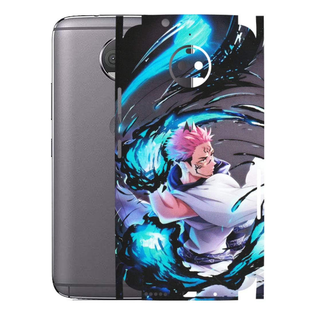 Motorola Phone Skins (All Models) - New Jujutsu Kaisen Grey Blue Anime - Matte Finish (M-127) Motorola Moto G5S Plus