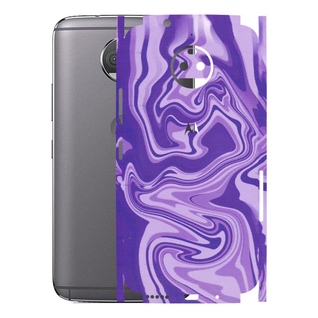 Motorola Phone Skins (All Models) - Hazy Purple Nights - Matte Finish (M-14) Motorola Moto G5S Plus
