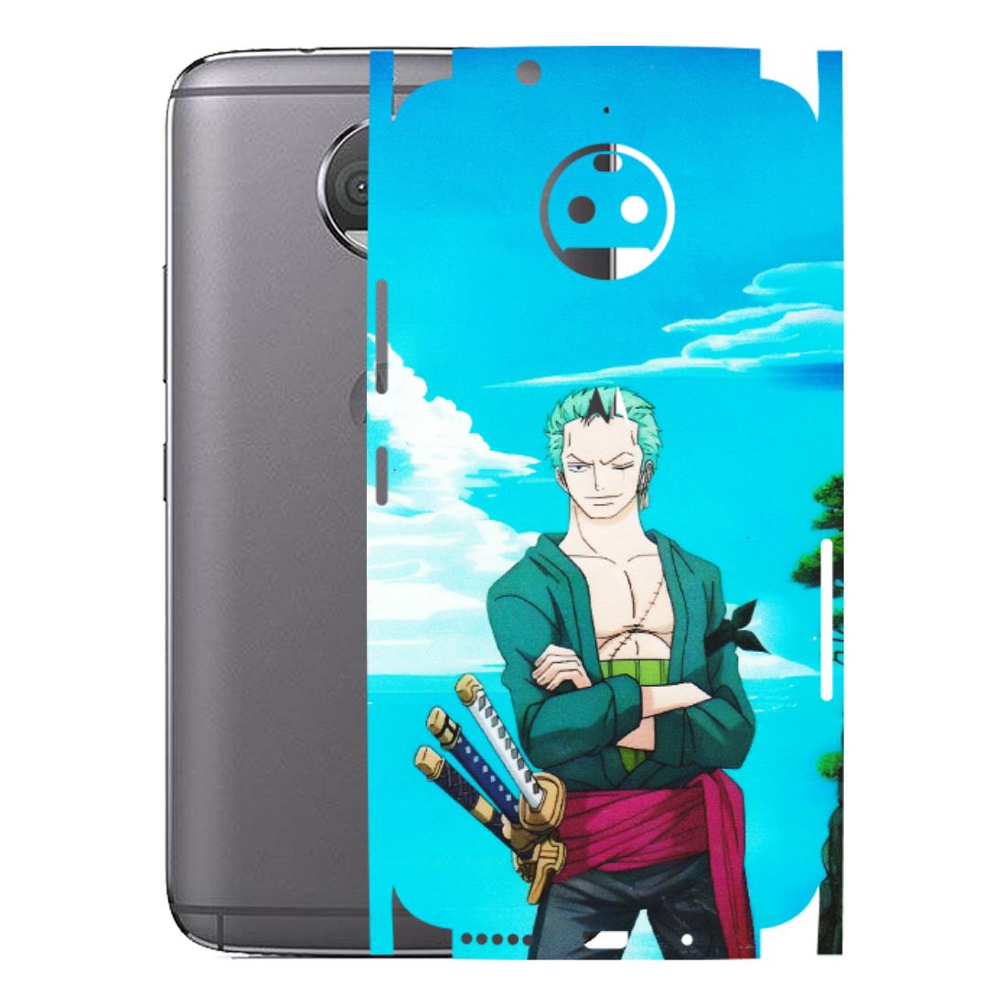 Motorola Phone Skins (All Models) - Cool Swordman Zoro Anime - Matte Finish (M-143) Motorola Moto G5S Plus
