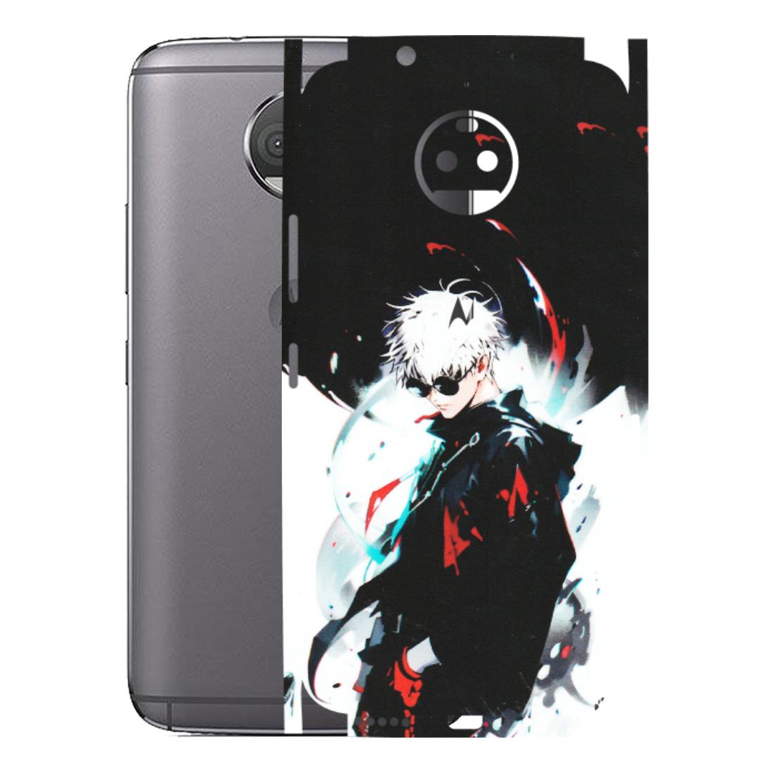 Motorola Phone Skins (All Models) - Gojo Powerful Charater Kaisen Anime - Matte Finish (M-144) Motorola Moto G5S Plus