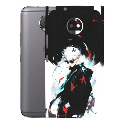 Motorola Phone Skins (All Models) - Gojo Powerful Charater Kaisen Anime - Matte Finish (M-144) Motorola Moto G5S Plus