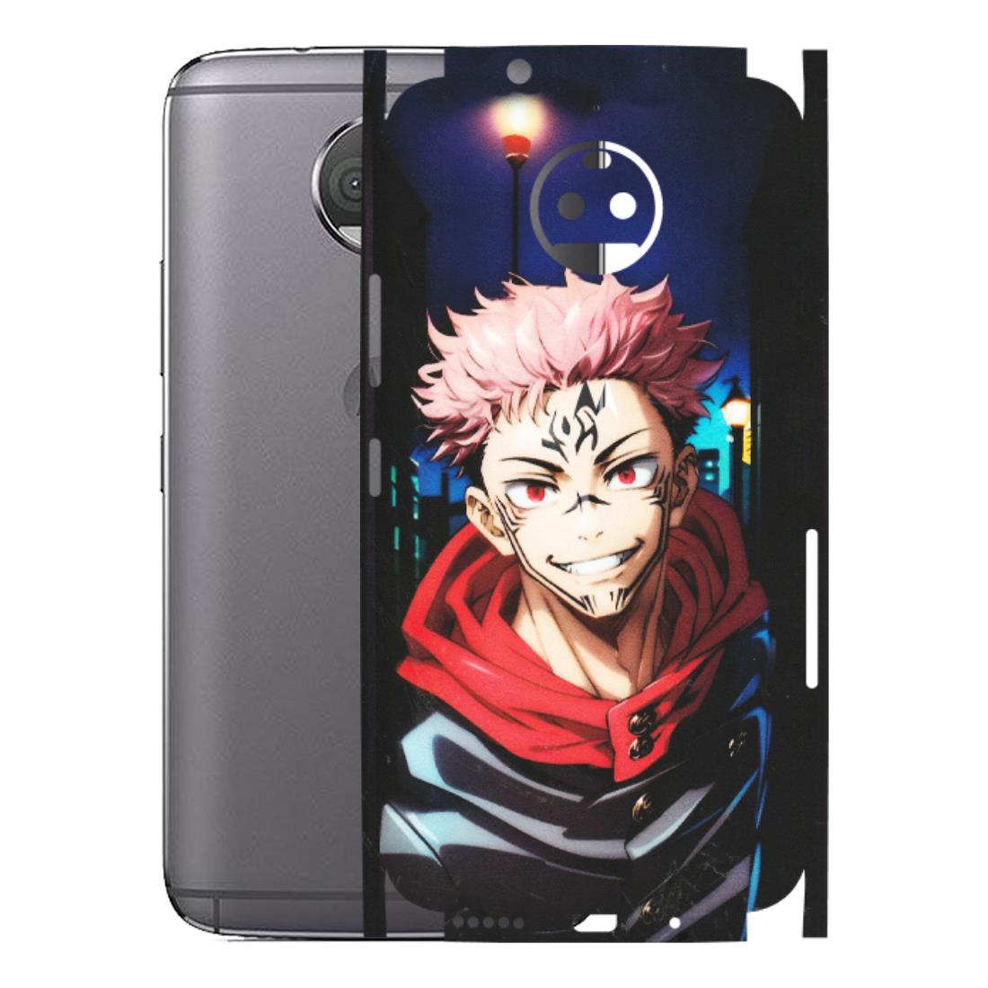 Motorola Phone Skins (All Models) - Yuji Itadori Funny Face Anime - Matte Finish (M-152) Motorola Moto G5S Plus