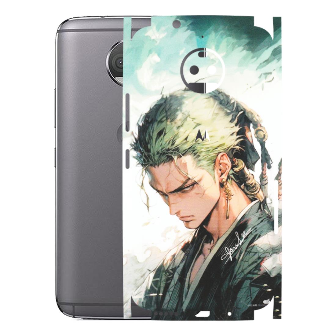 Motorola Phone Skins (All Models) - Pirate Hunter One Piece Anime - Matte Finish (M-157) Motorola Moto G5S Plus