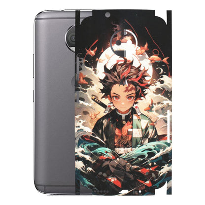Motorola Phone Skins (All Models) - Tanjiro Demon Slayer Anime - Matte Finish (M-158) Motorola Moto G5S Plus