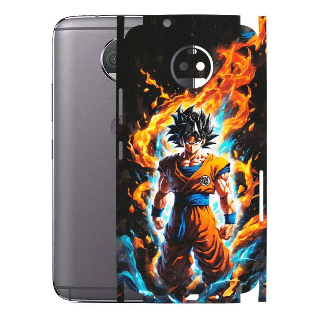 Motorola Phone Skins (All Models) - Goku Transformation Anime - Matte Finish (M-159) Motorola Moto G5S Plus