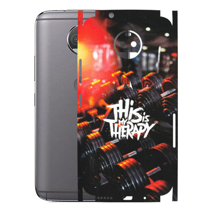 Motorola Phone Skins (All Models) - GYM Lover Therapy - Matte Finish (M-160) Motorola Moto G5S Plus