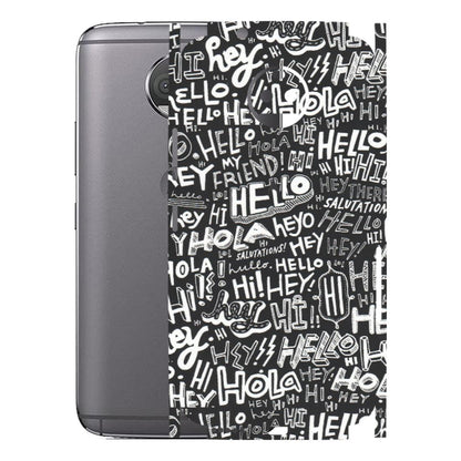 Motorola Phone Skins (All Models) - Hi Hello Doodles - Matte Finish (M-25) Motorola Moto G5S Plus