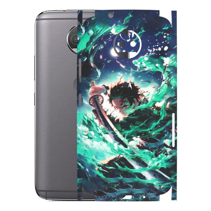 Motorola Phone Skins (All Models) - Sword Fighter Anime - Matte Finish (M-29) Motorola Moto G5S Plus