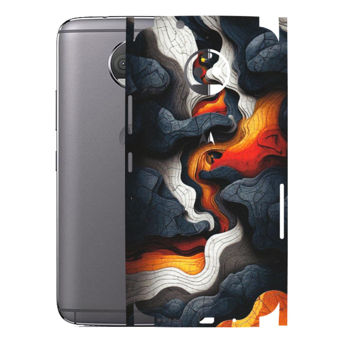 Motorola Phone Skins (All Models) - Abstract Volcanic Layers - Matte Finish (M-52) Motorola Moto G5S Plus