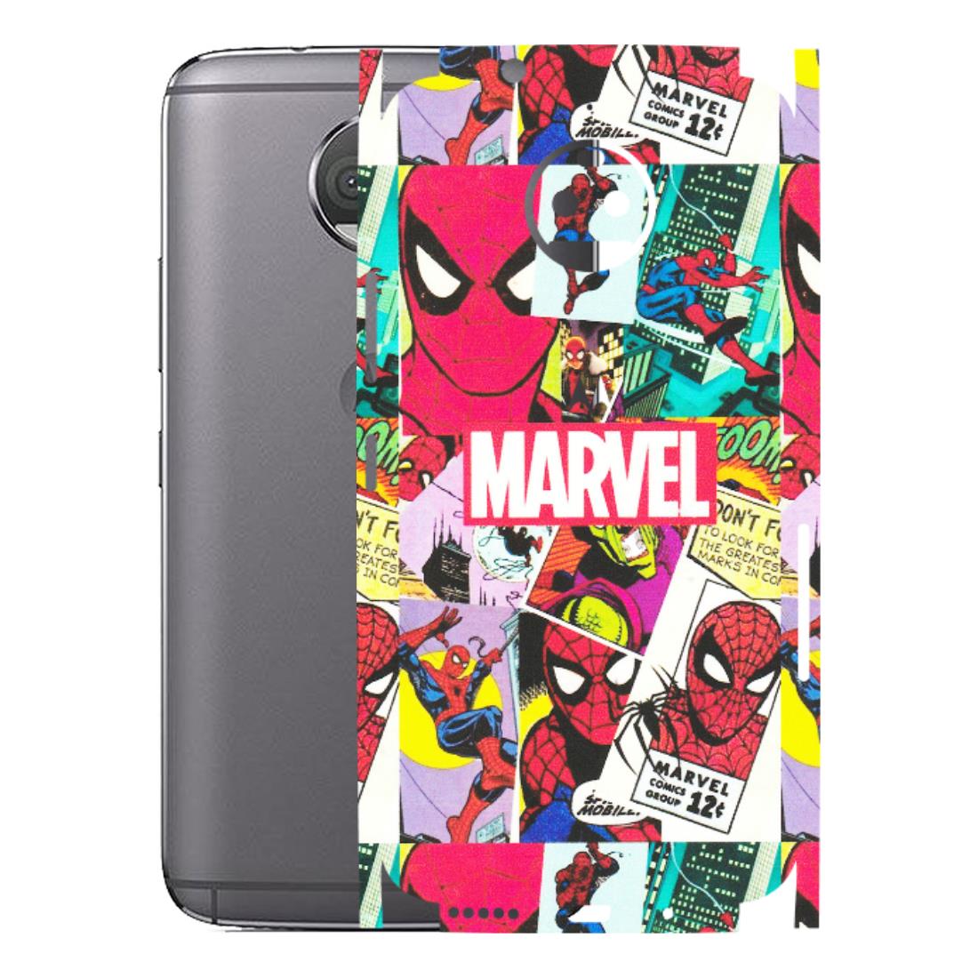 Motorola Phone Skins (All Models) - Marvel Comic Spiderman Grafitti - Matte Finish (M-72) Motorola Moto G5S Plus