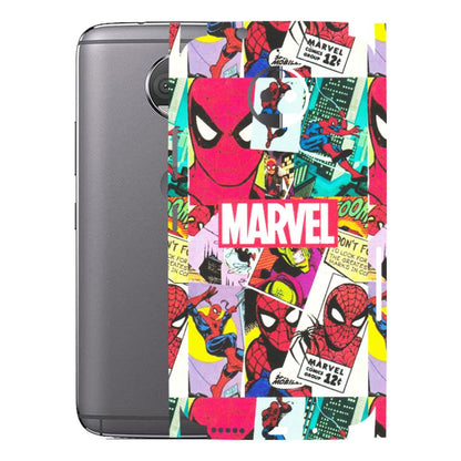 Motorola Phone Skins (All Models) - Marvel Comic Spiderman Grafitti - Matte Finish (M-72) Motorola Moto G5S Plus