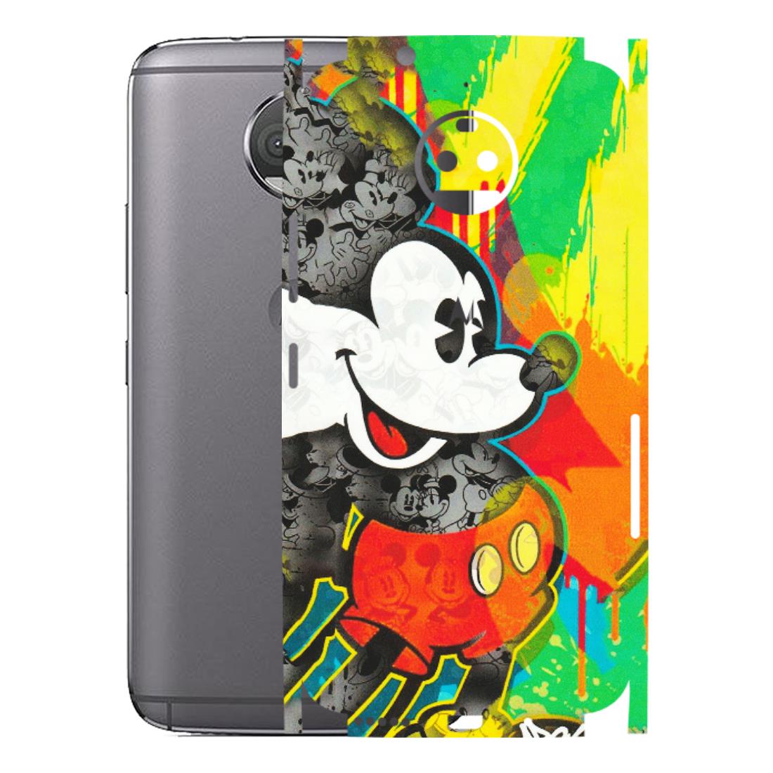 Motorola Phone Skins (All Models) - Multiple Mickey With Colourful Texture - Matte Finish (M-84) Motorola Moto G5S Plus
