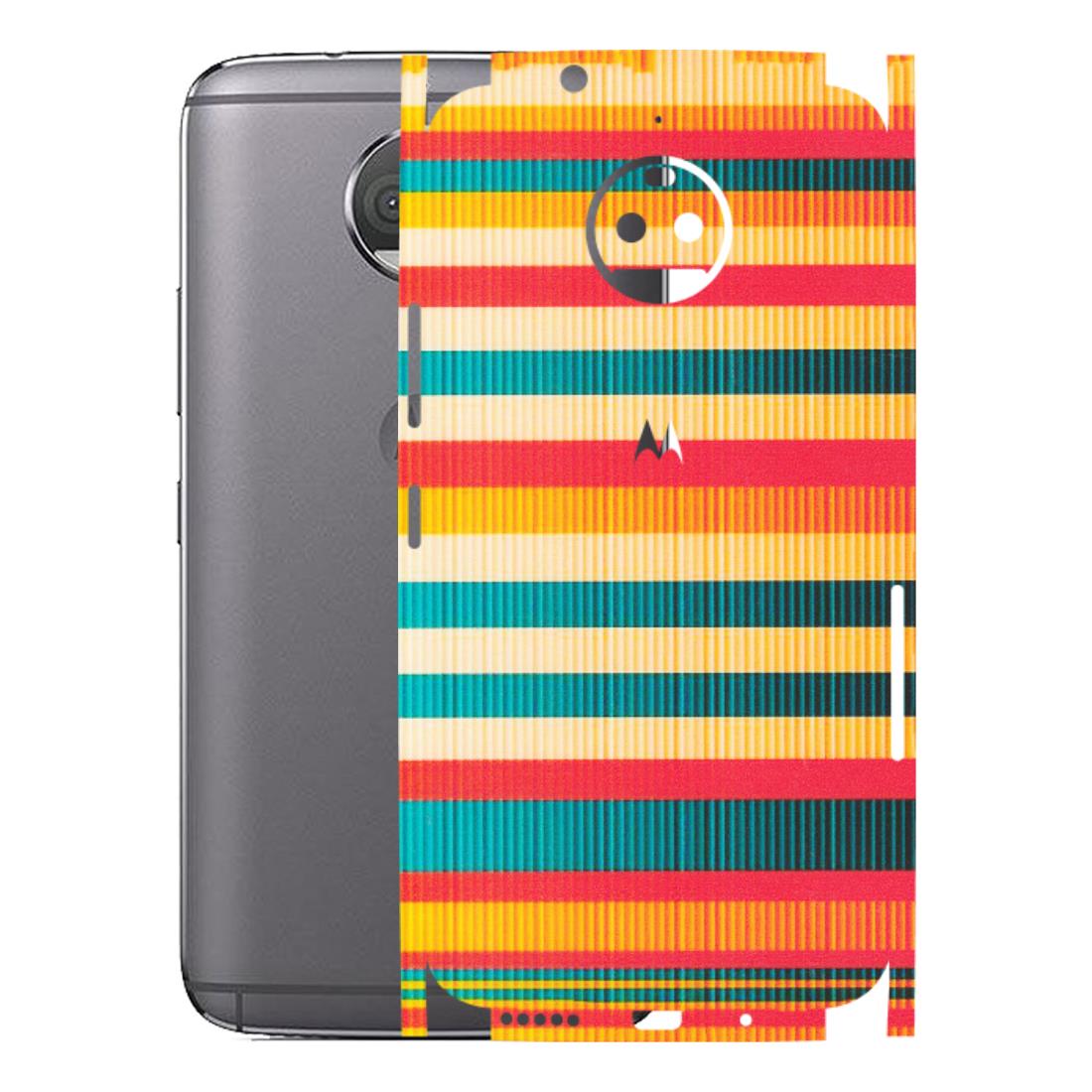 Motorola Phone Skins (All Models) - Colourful Stripes Soothing Effect - Matte Finish (M-86) Motorola Moto G5S Plus