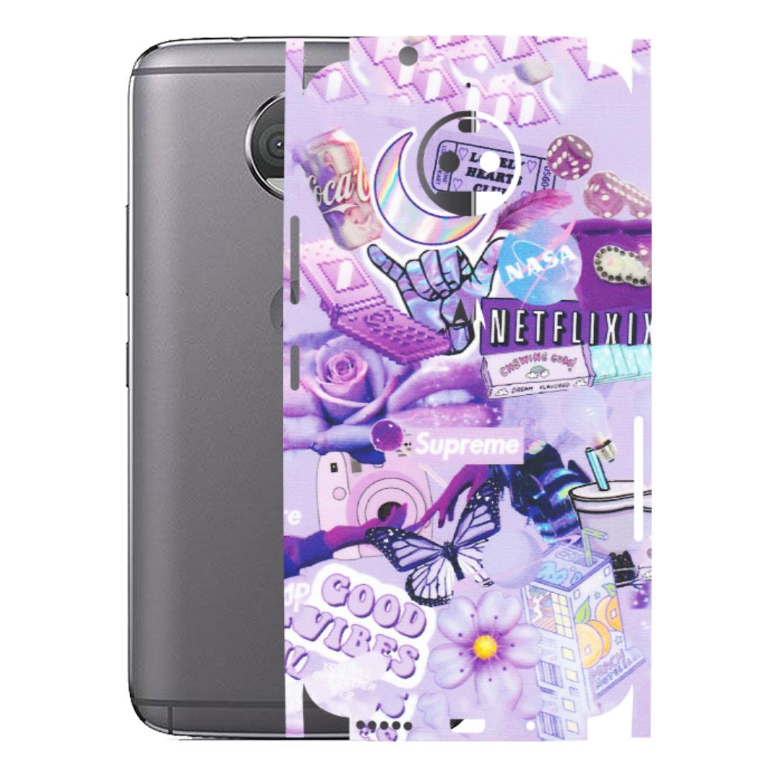 Motorola Phone Skins (All Models) - Supreme Purple Magic - Matte Finish (M-88) Motorola Moto G5S Plus