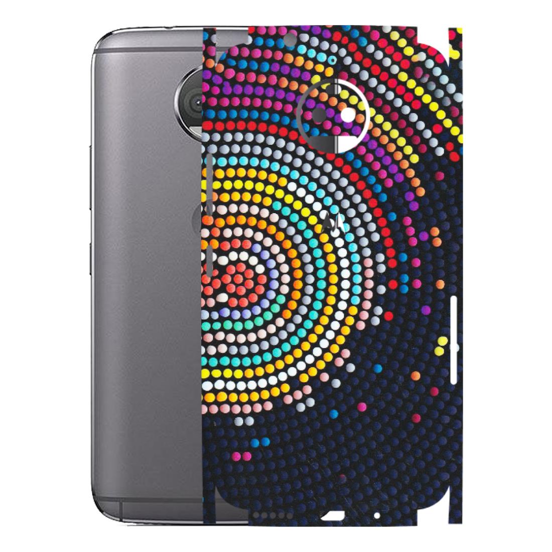 Motorola Phone Skins (All Models) - Rainbow Dot Mandala - Matte Finish (M-97) Motorola Moto G5S Plus