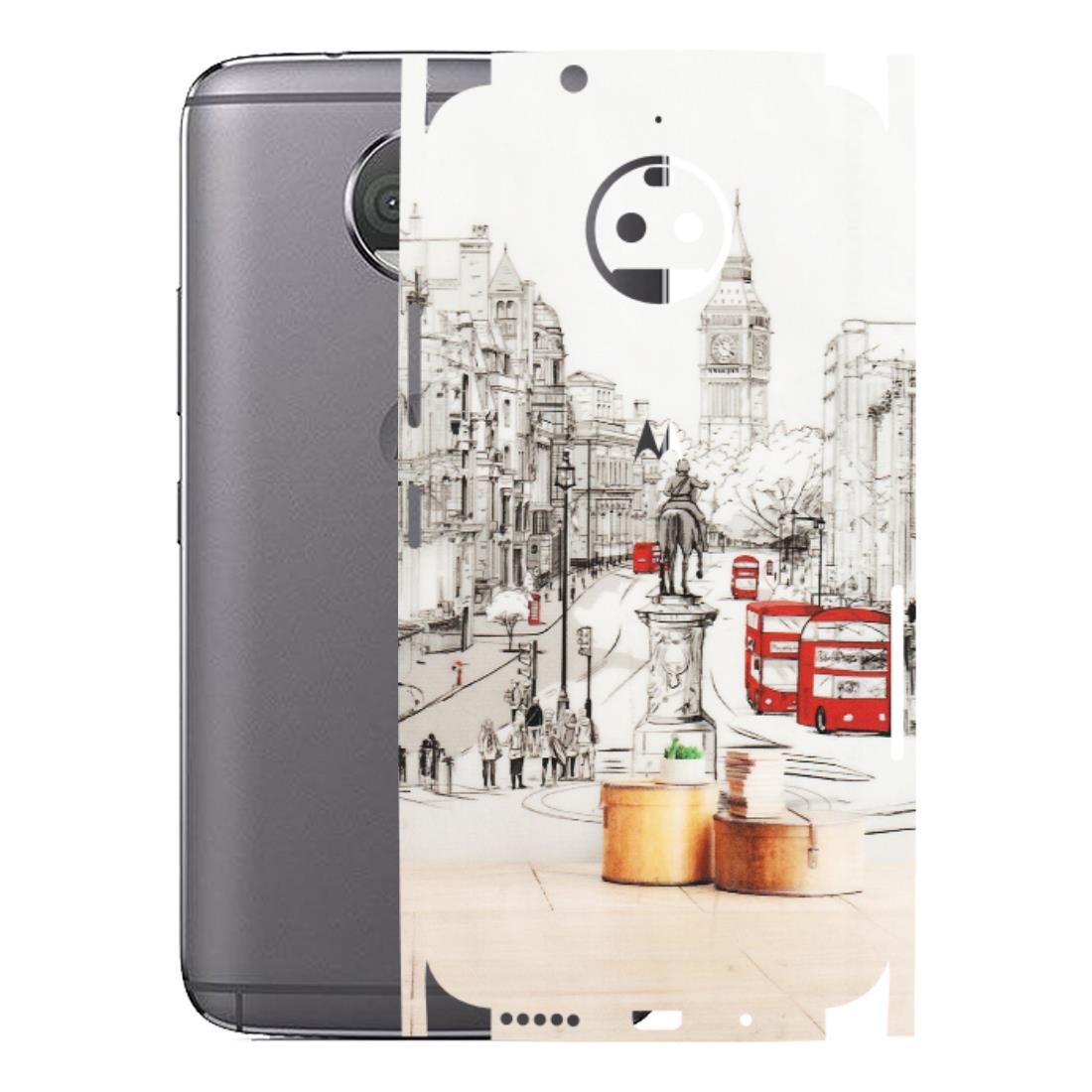 Motorola Phone Skins (All Models) - London Street - Transparent Finish (T-02) Motorola Moto G5S Plus