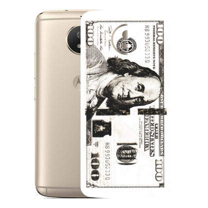 Motorola Phone Skins (All Models) - 100 Dollar Currency - Transparent Finish (T-01) Motorola Moto G5S