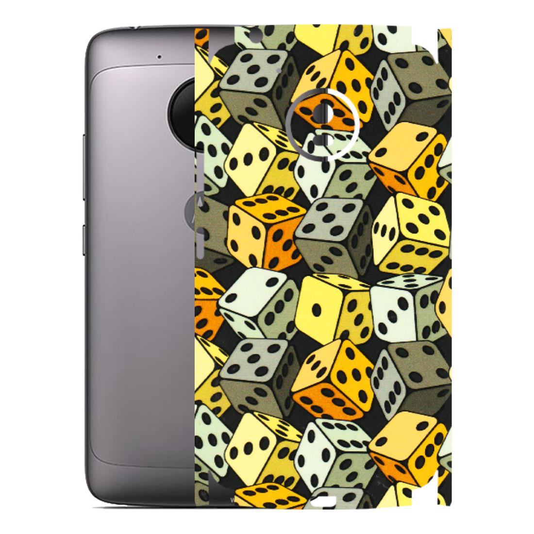Motorola Phone Skins (All Models) - Dices Of Life - 3D Embossed Finish (L-04) Motorola Moto G5