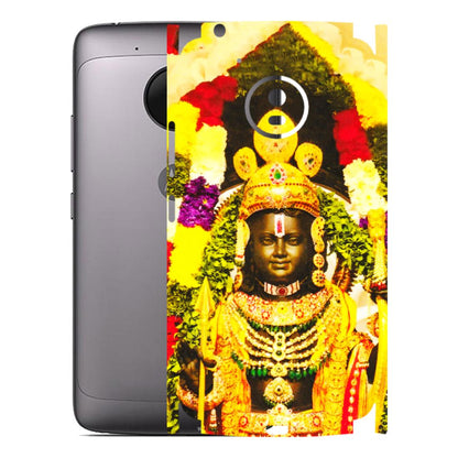 Motorola Phone Skins (All Models) - Ram Lalla Ayodhya - 3D Embossed Finish (L-103) Motorola Moto G5