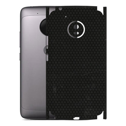 Motorola Phone Skins (All Models) - Black honeycomb - 3D Embossed Finish (L-114) Motorola Moto G5