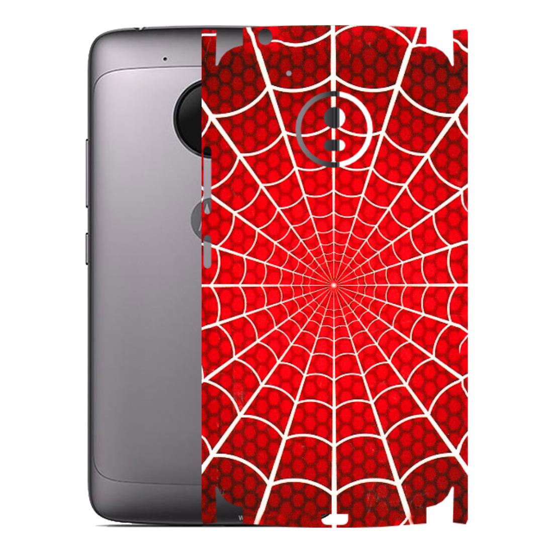 Motorola Phone Skins (All Models) - Classic Spidey Web - 3D Embossed Finish (L-115) Motorola Moto G5