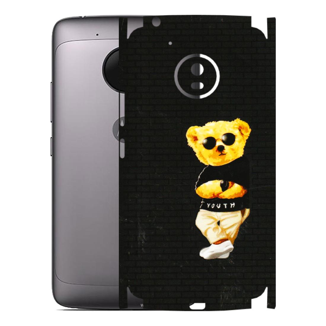 Motorola Phone Skins (All Models) - Classy Teddy Bear - 3D Embossed Finish (L-116) Motorola Moto G5