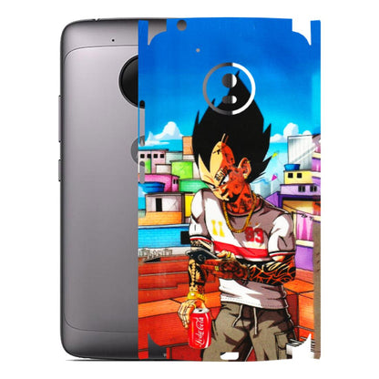 Motorola Phone Skins (All Models) - Vegeta - 3D Embossed Finish (L-136) Motorola Moto G5