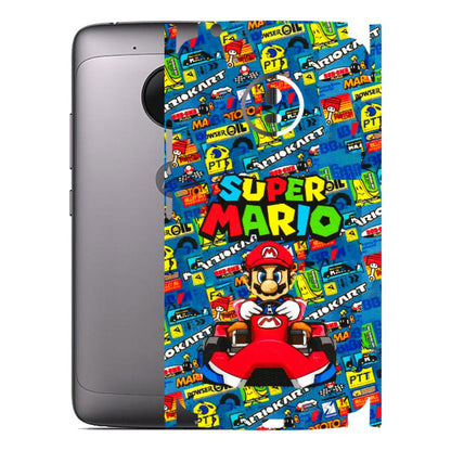 Motorola Phone Skins (All Models) - Super Mario Kart - 3D Embossed Finish (L-140) Motorola Moto G5